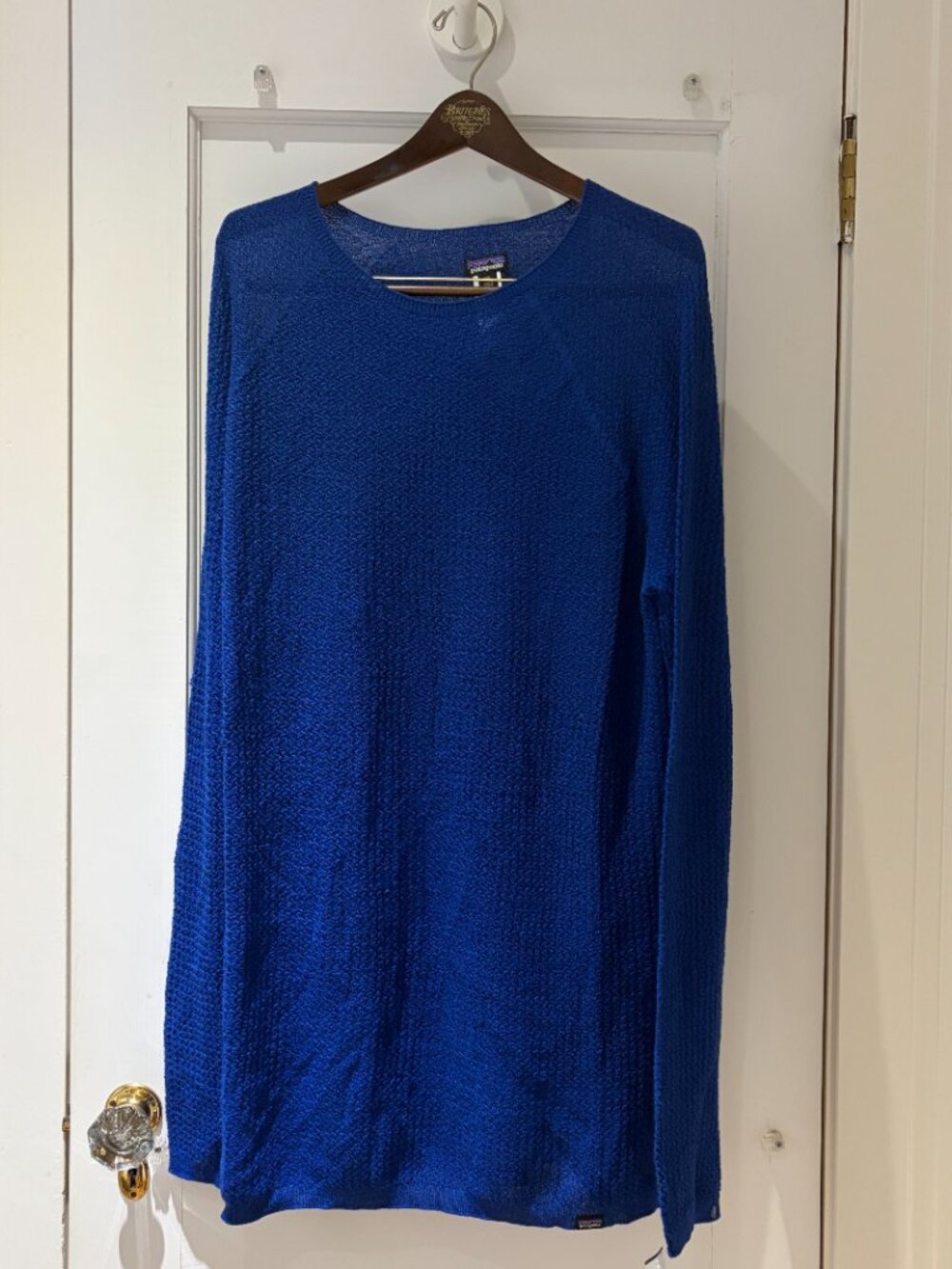 Patagonia Capilene® Air Crew Style # 36516 Size XXL Blue Merino Wool Blend NWOT - Picture 2 of 9